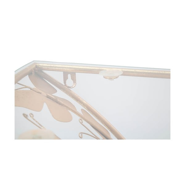 Noćni ormarić u zlatnoj boji Butterfly – Mauro Ferretti-image-1