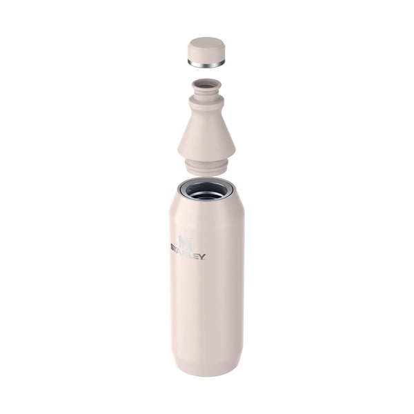 Svijetlo ružičasta termosica od nehrđajućeg čelika 600 ml All Day Slim Bottle Rose Quartz – Stanley-image-1