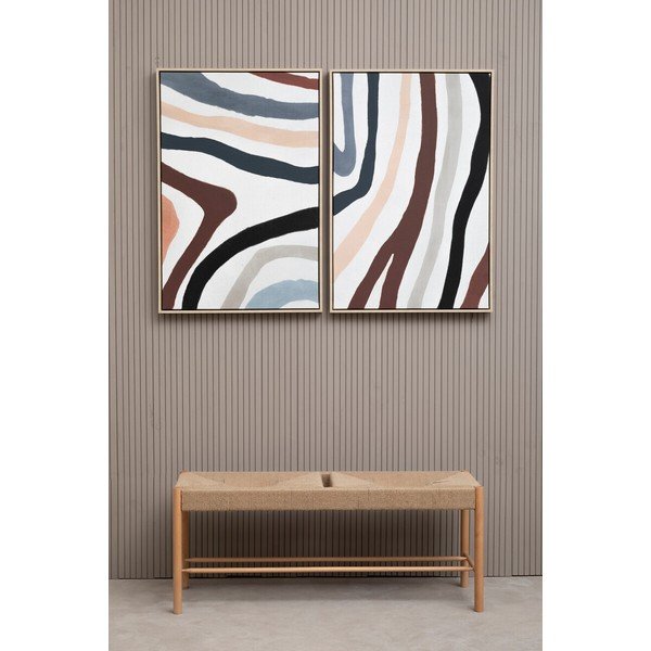 Slike u setu 2 kom s okvirom/na platnu 63x93 cm Astratto – Premier Housewares-image-3