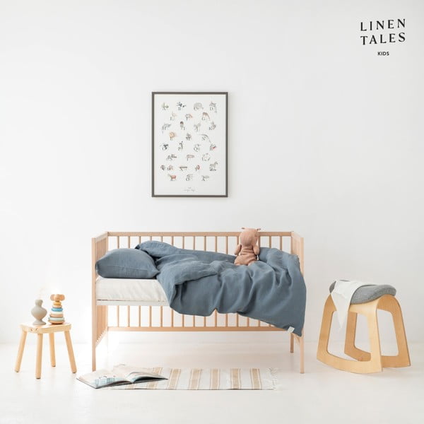 Lanena dječja posteljina za krevet 140x200 cm - Linen Tales-image-1