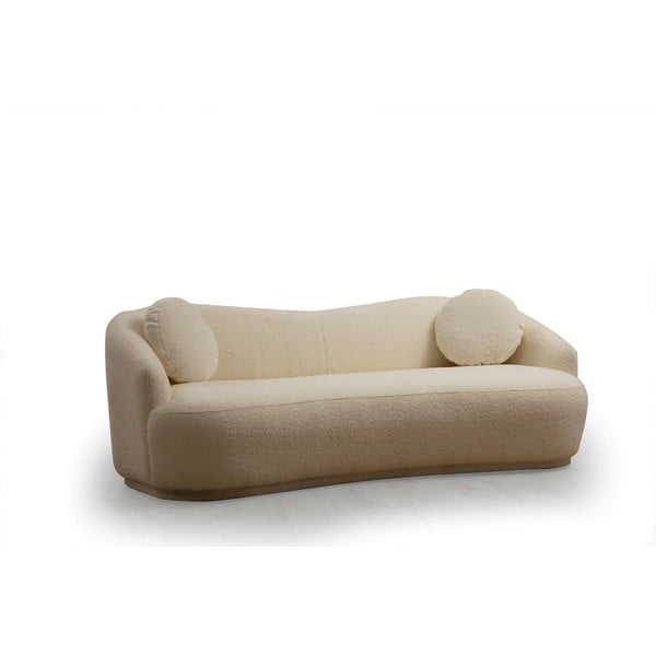 Krem sofa 225 cm Ancona – Artie