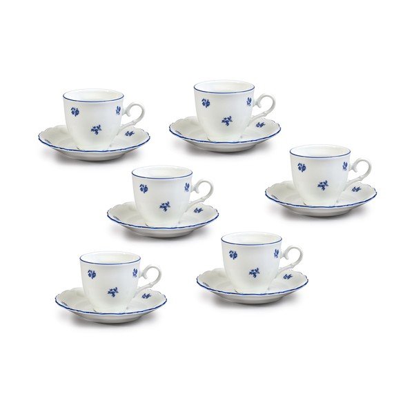 Porculanski set za kavu s plavim cvjetovima Thun Ophelia-image-2