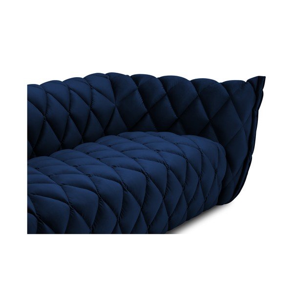 Tamno plava baršunasti sofa 228 cm Flandrin – Interieurs 86-image-4