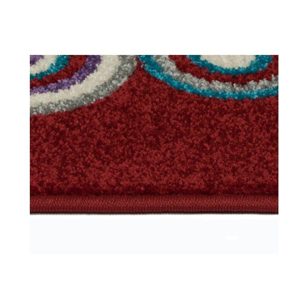 Crveni tepih Universal Boras Circles, 133 x 190 cm-image-1