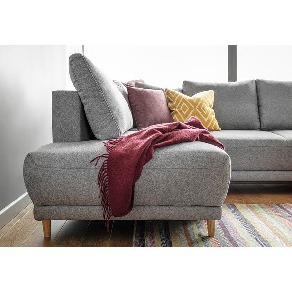 Svijetlosiva kutna garnitura na razvlačenje Miuform Lovely Annie, lijevi kut-image-4