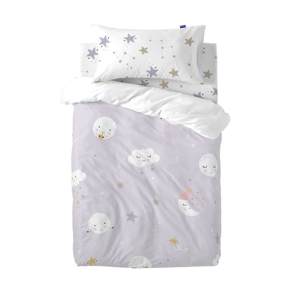 Pamučna dječja posteljina za dječji krevetić 100x120 cm Moons – Moshi Moshi