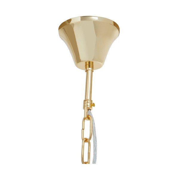 Metalna viseća svjetiljka u zlatnoj boji Glamour – Premier Housewares-image-3