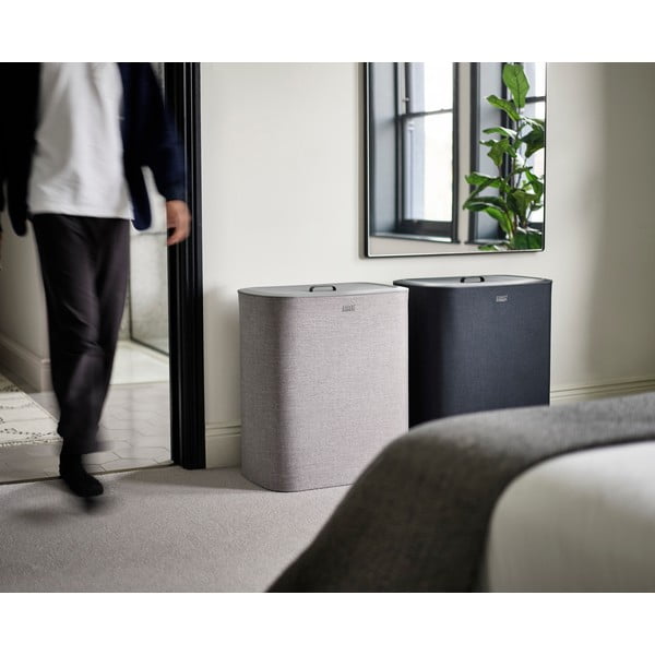 Antracitno siva tekstilna košara za rublje 3x30 l Tota Trio – Joseph Joseph-image-3