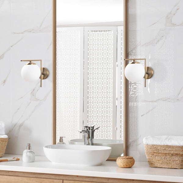 Bijela/u zlatnoj boji zidna lampa ø 15 cm Antique – Opviq lights-image-2