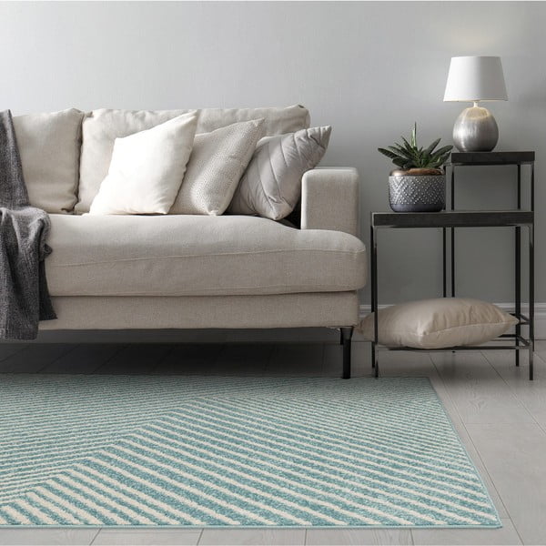 Tepih prljavo plavi 120x170 cm Muse Blue Cross – Asiatic Carpets-image-1