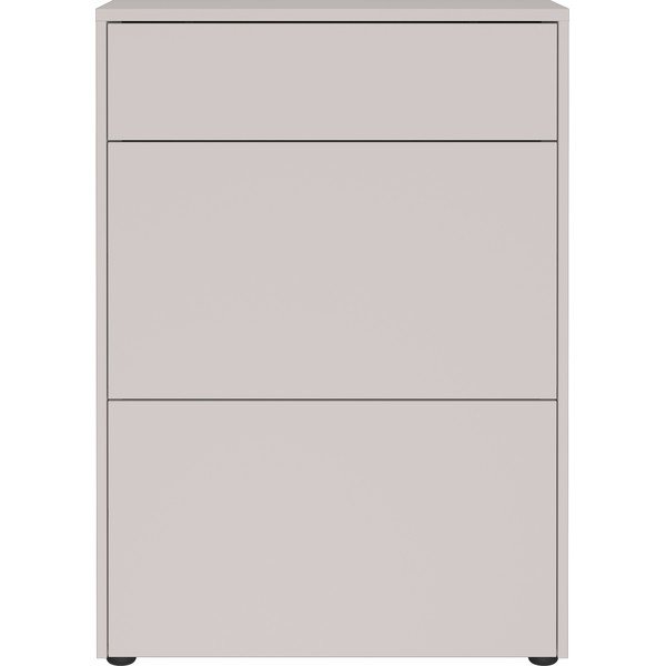Krem ormarić u mat dekoru 70x99x34 cm Binetto – Germania-image-3