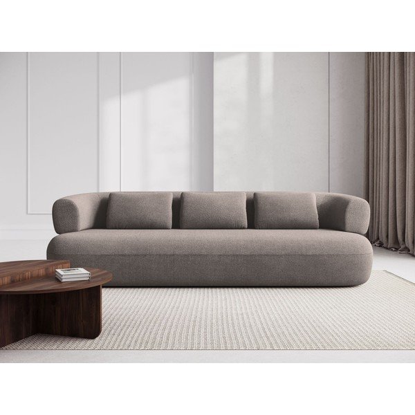 Svjetlo smeđa sofa od bouclé tkanine 200 cm Jenny – Micadoni -image-1