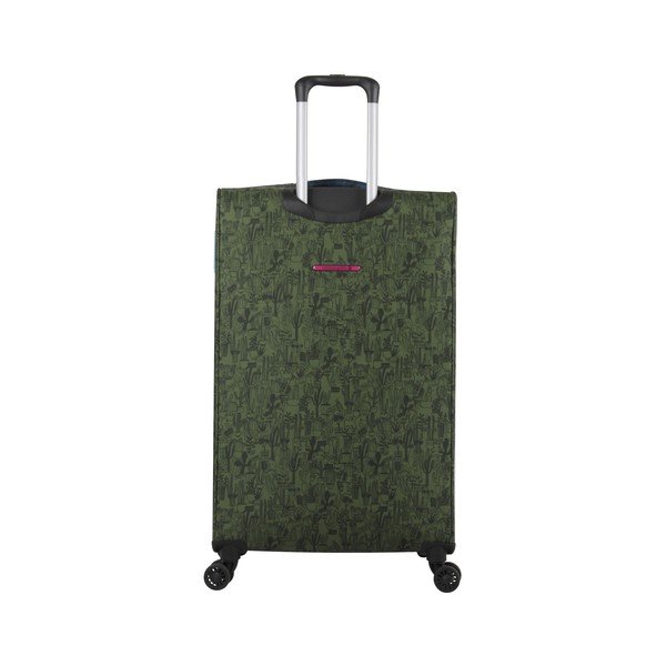 Zeleni kofer na četiri kotača Lulucastagnette Teddy Bear, 71 l-image-2