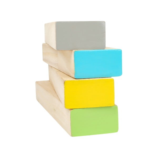 Dječji drveni toranj od Legler Tower kocki, 60 kom-image-3