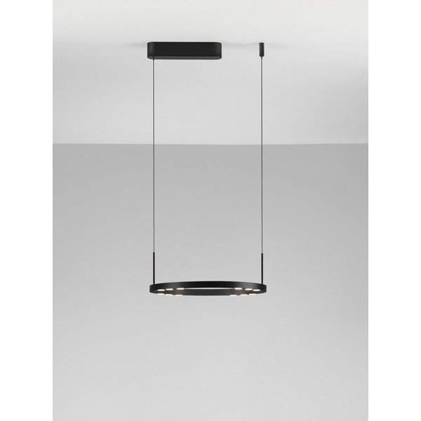 Mat crna LED viseća svjetiljka aluminijska s mogućnosti zatamnjivanja ø 40 cm Lunette – Nova Luce-image-4