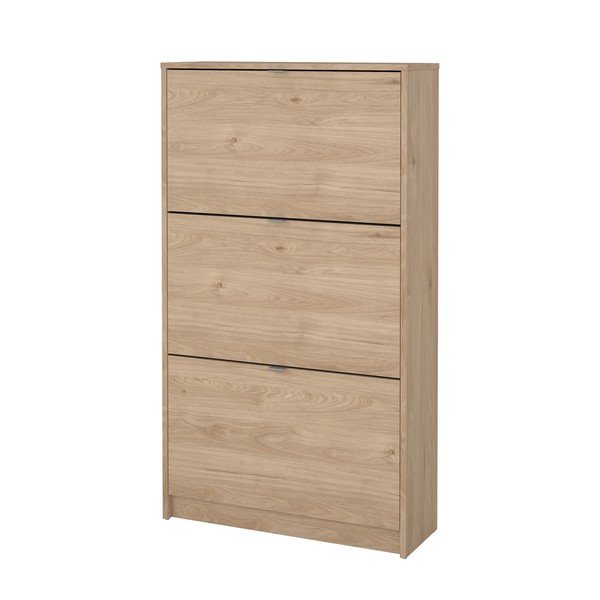 Preklopni ormarić za cipele u dekoru hrasta u prirodnoj boji 70x124x24 cm Shoes – Tvilum-image-3