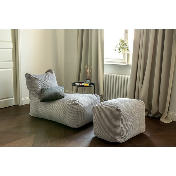 Ljubičasta vreća za sjedenje od samta Lounge – SLOWDOWN-image-1