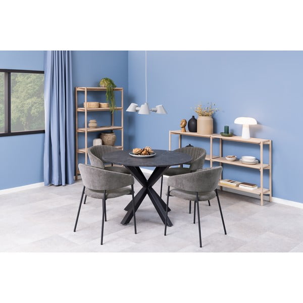 Biblioteka u dekoru hrasta u prirodnoj boji 169x88x30 cm Braidwood – Actona-image-4