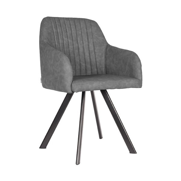Siva stolica za blagovanje LABEL51 Kat