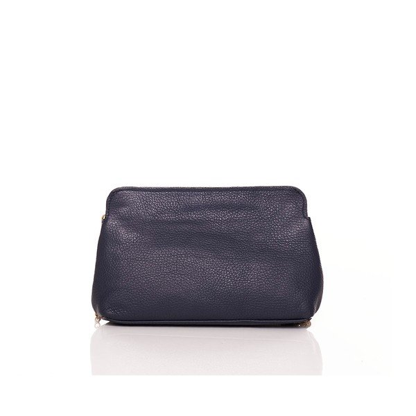 Federica Bassi Envelope Navy kožna torbica-image-3