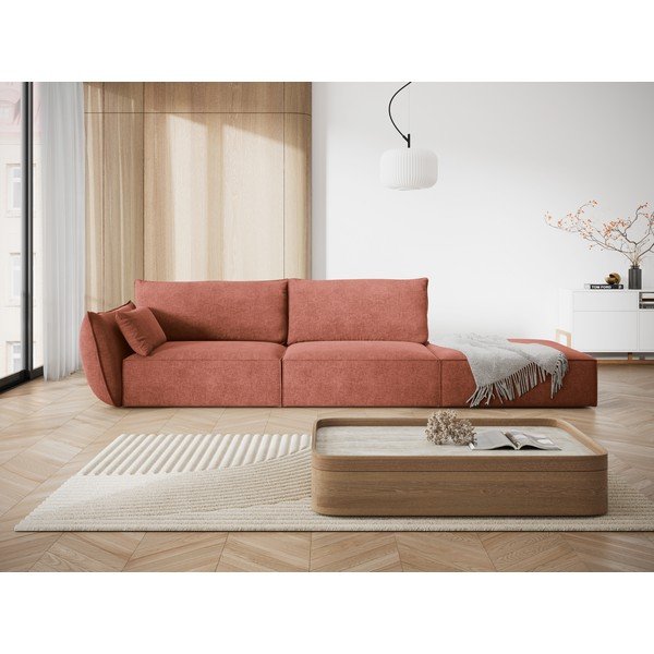 Crvena ležaljka (s lijevim kutom) Vanda – Mazzini Sofas-image-1