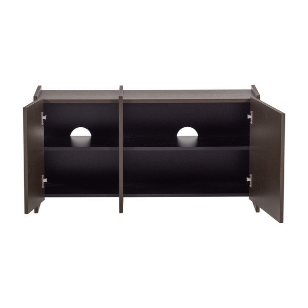 Tamno smeđa TV komoda u dekoru jasena 102x53x44 cm Brock – WOOOD-image-3