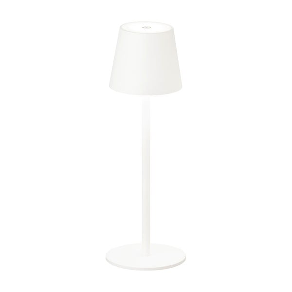 Bijela LED prigušiva stolna svjetiljka sa senzorom pokreta i metalnim sjenilom (visina 38 cm) Tropea - Fischer & Honsel