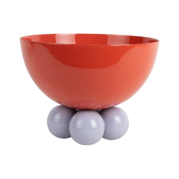 Crvena željezna zdjela ø 26 cm Double Funky – PT LIVING