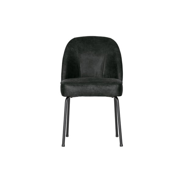 Crne kožne blagovaonske stolice u setu 2 kom Vogue – BePureHome