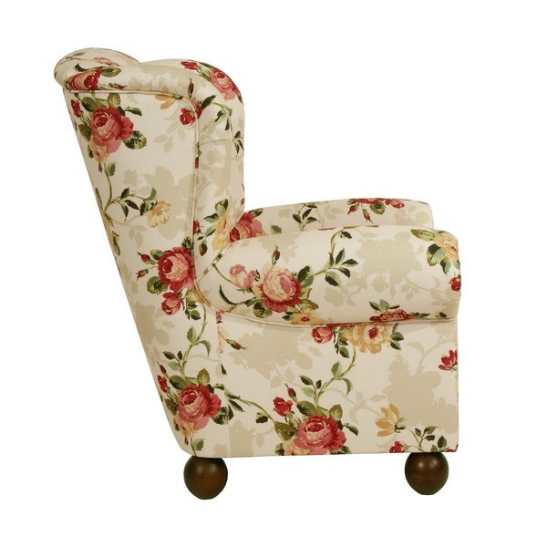 Bež fotelja s cvijećem Max Winzer Monarch Chenille-image-1