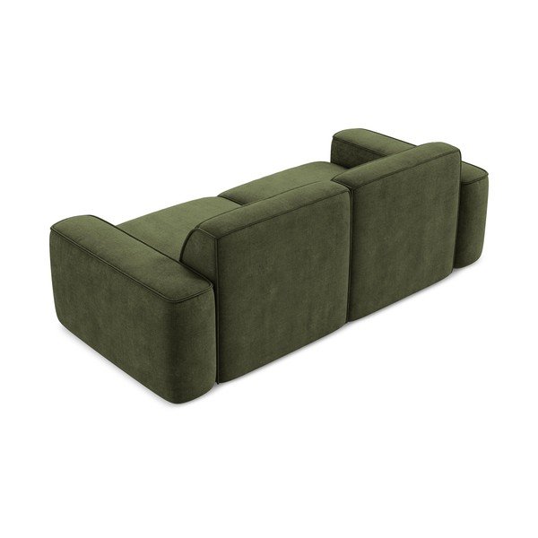 Zelena sofa od šenila 204 cm Omao – Makamii-image-3