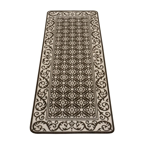 Smeđa kuhinjska staza Hanse Home Weave Romb, 70 x 180 cm-image-2