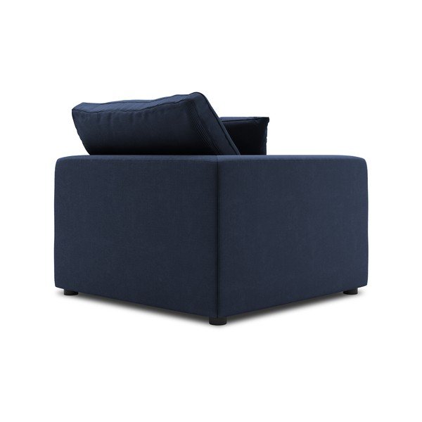 Tamnoplavi kutni dio modularne sofe od samta Windsor & Co Sofas Galaxy, lijevi kut-image-3