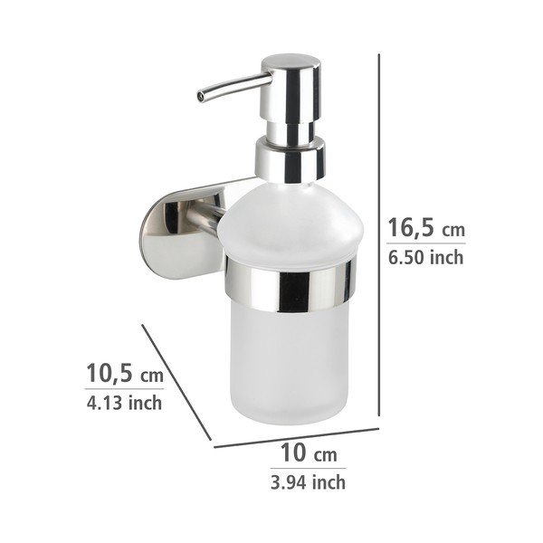Samostalni sapun dispenzer srebrni Wenko Orea-image-2