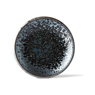 Crni keramički tanjur MIJ Black Pearl, ø 20 cm