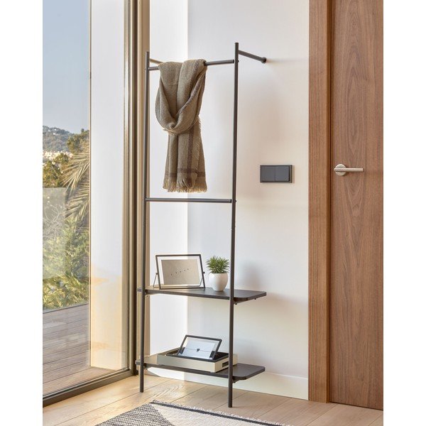 Crni metalni set za predsoblje Kave Home Galatia-image-1