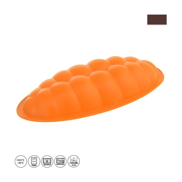 Narančasti silikonski kalup za Božićni Orion Twist, 38 x 15 cm-image-1