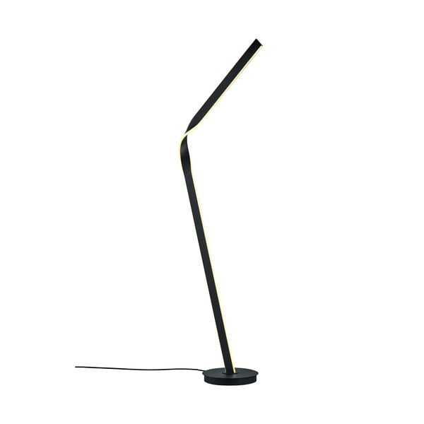 Crna LED stojeća svjetiljka s metalnim sjenilom (visina 181 cm) Cicenza – CINQUE