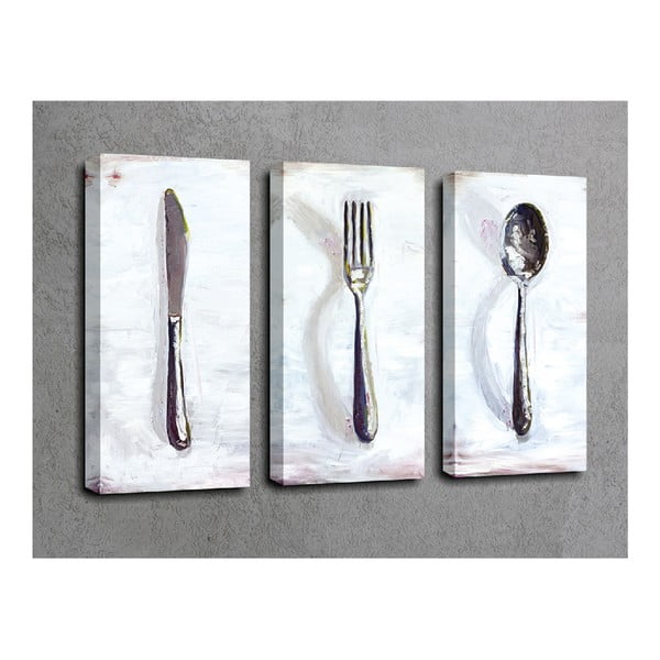 3-dijelna slika na platnu Dinner-image-1
