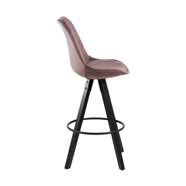 Pudrasto ružičasta barska stolica Actona Dima-image-4