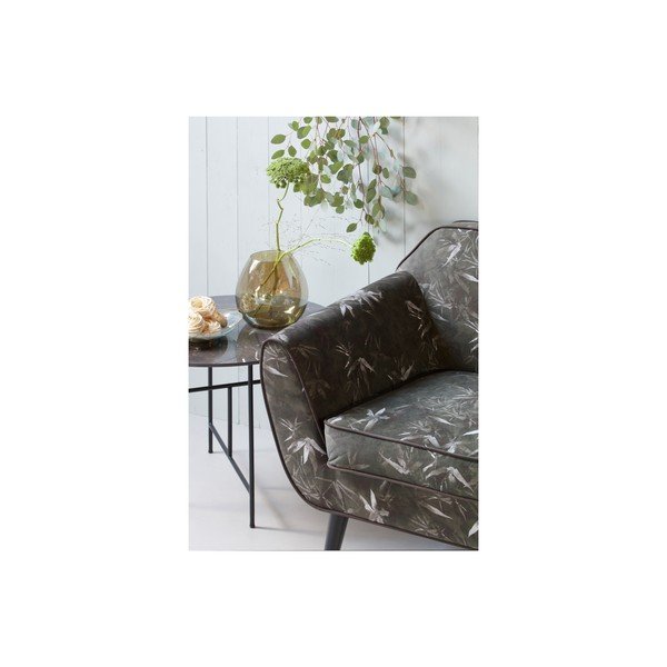 Crni stol s porculanskim pločom WOOOD Vida, ⌀ 60 cm-image-3