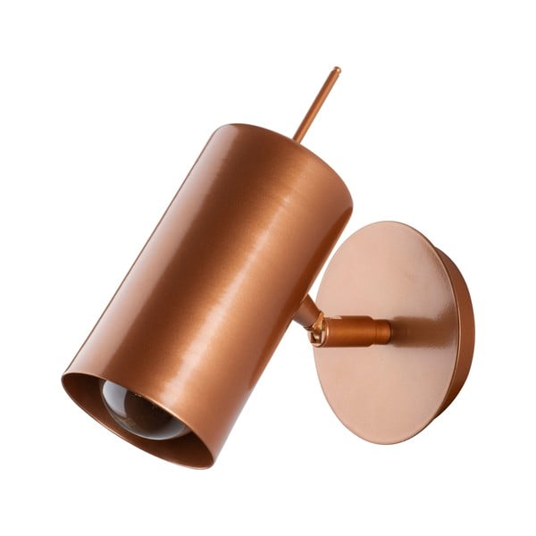 Zidna lampa bakrene boje Squid Lighting Geo, visina 16 cm-image-2