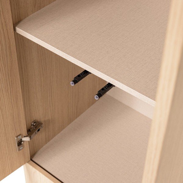 Modularni garderobni ormar u prirodnoj boji 54x215 cm Build – WOOOD-image-3
