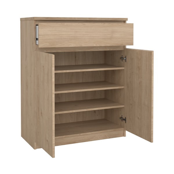 Komoda u dekoru hrasta u prirodnoj boji 80x100x40 cm Naia – Tvilum-image-2