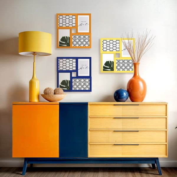 Tamno plavi viseći okvir 27x27 cm – knor-image-1