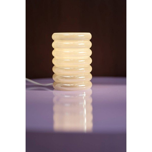 Krem staklena stolna lampa (visina 16 cm) Apelqvist – Jotex-image-1