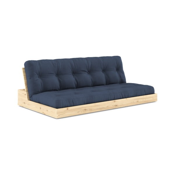 Tamno plava sklopiva sofa 196 cm Base – Karup Design