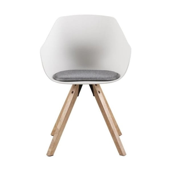 Bijele/sive podstavljene blagovaonske stolice u setu s naslonima za ruke 2 kom Tina – Actona-image-2