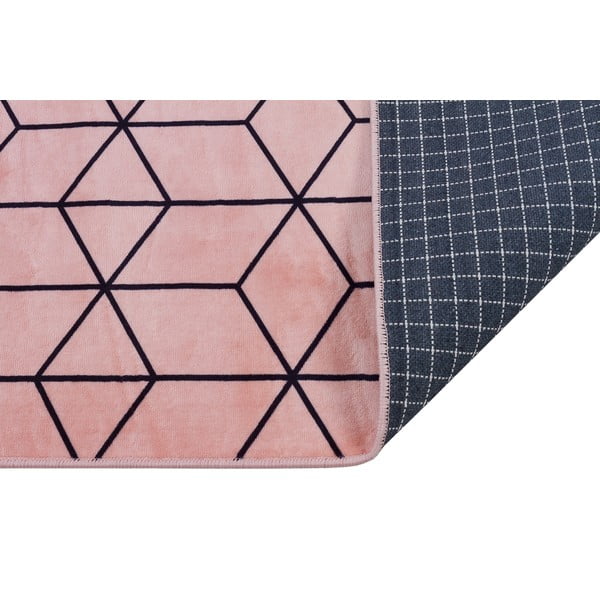 Ružičasti perivi tepih 160x100 cm - Vitaus-image-3