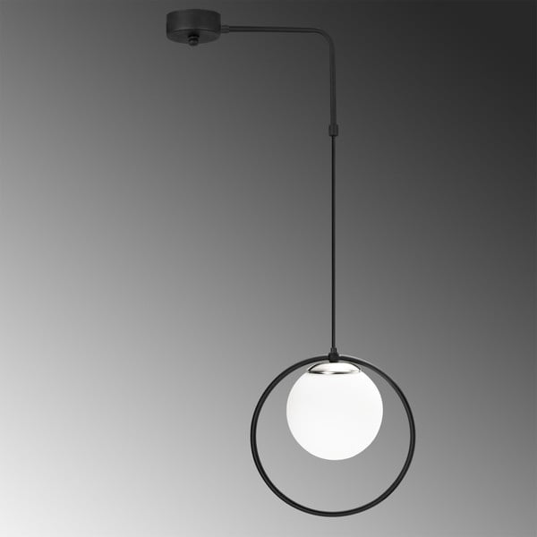 Crna metalna viseća svjetiljka Opviq lights Elpidas-image-2